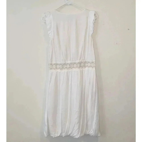 Sandro White Floral Eyelet Dress - Picture 4 of 4